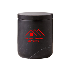 Boîte en marbre avec bouton en bois sur le dessus pour le stockage des aliments et des épices Meilleure tendance de la cuisine - Product Image 5