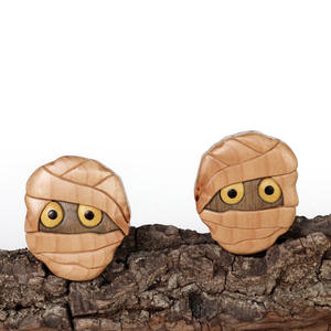 Customizable Natural Wood <b>Working</b> Intarsia for <b>Home</b> Decor Round Shape Wooden Carving Plaque - Product Image 3