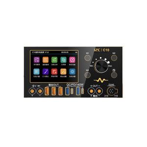 I2c C10 dạng sóng Ampe kế đo điện áp phí <span class=keywords><strong>Tester</strong></span> 0-40V Dual Channel hiển thị kỹ thuật số sạc lỗi phát hiện nhanh chóng - Product Image 1