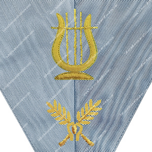 Masonic Regalia Unisex Collar de Oficial Francés Moderne Rite Music Master para uso en la iglesia para adultos - Product Image 2