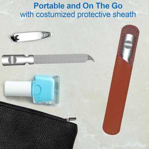 Lime à ongles Emery Board avec grain fin et grossier Lime à ongles en métal durable pour une utilisation durable - Product Image 4