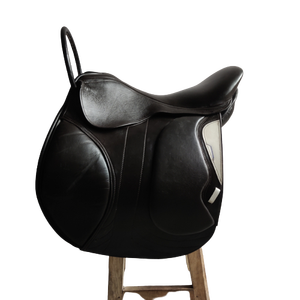 Sillín de doma inglés exclusivo de alta calidad Cuero de calidad Múltiples tamaños 14 "-18" Varios colores disponibles - Product Image 1