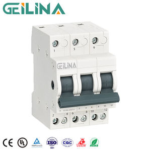 Thời tiết cao sức đề kháng nhựa <span class=keywords><strong>3P</strong></span> 63A AC ngắt mạch 400V -5 ℃ ~ + 40 ℃ nhựa <span class=keywords><strong>MCB</strong></span> isolator cô lập bảng chuyển đổi - Product Image 1