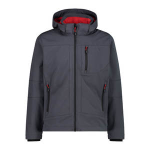 Hombres Softshell impermeable senderismo logotipo personalizado Camping hombres táctico a prueba de viento suave Shell Zip up chaquetas - Product Image 4