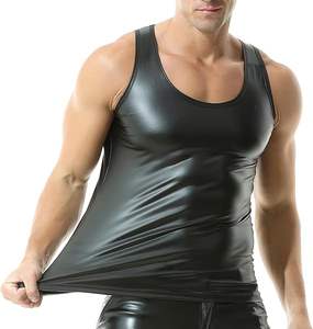 เสื้อกั๊กออกกำลังกายแฟชั่นใหม่สำหรับผู้ชายเสื้อแขนกุดสีทึบเสื้อกล้ามเล่นกีฬาออกแบบได้เอง - Product Image 3