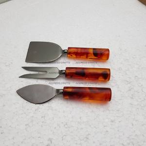 Juego de cubiertos de acero inoxidable de nuevo diseño al mejor precio y mango de resina, juego de esparcidor de cubiertos de último diseño, cuchillo, cuchara, tenedor - Product Image 3