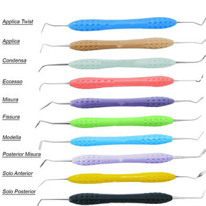 ชุดเครื่องมือทำความสะอาดฟันแบบใช้แล้วทิ้ง 10 ชิ้น ทำจากสแตนเลส สำหรับงานอุดฟันด้วยเรซินคอมโพสิตทางทันตกรรมโดย Dogmatic International - Product Image 1