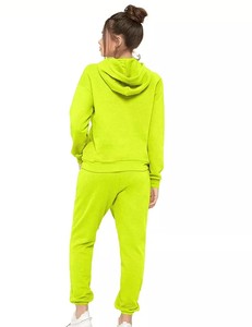 Conjunto Deportivo de 2 Piezas para Mujer, Cuello Camisero, Transpirable, para Correr y Uso Casual, 65% Algodón + 35% Poliéster, Alta Calidad - Product Image 3