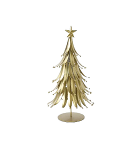 Exclusive <b>Christmas</b> Tree for Home <b>Decoration</b> Iron Metal Tree <b>Gold</b> Color Tableware Festival - Product Image 1