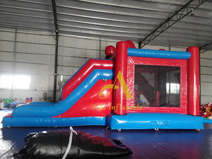 سرير قفز بطولي خارجي ممتع قابل للنفخ مع مادة Spider PVC للقفز والانزلاق - Product Image 5