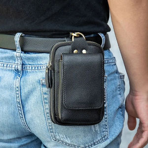 Bolso de Cintura Vintage Único, Riñonera Cruzada de Cuero Vacuno, Estilo Moderno, Bolso de Cintura de Cuero Vintage - Product Image 6