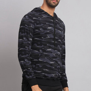 Sudadera con Capucha de Camuflaje para Hombre, 100% Algodón, Gruesa, para Invierno, Estilo Urbano, Transpirable y Ecológica, en Oferta - Product Image 2