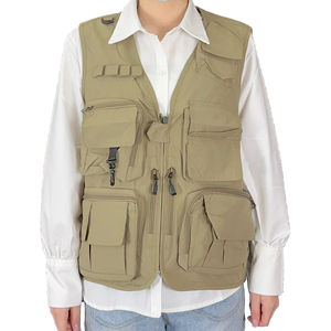 Gilet tactique pour homme, respirant, en maille, à séchage rapide, randonnée, pêche, photographie, style chinois, cargo, fermeture éclair, imperméable - Product Image 1
