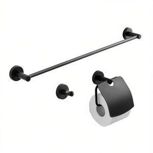 Juego de 3 Accesorios de Baño en Negro Mate - Product Image 3