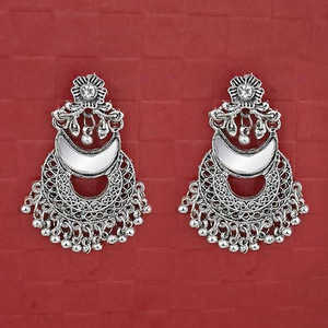 Jeweljunk 14K/18K chapado en oro espejo colgante pendientes moda oro rosa/aro blanco estilo con diamante 1314716 - Product Image 1