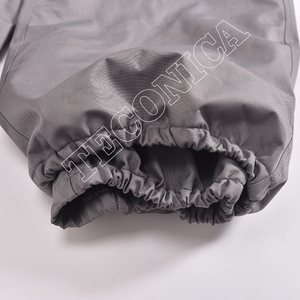 Pantalon de ski unisexe pour adultes, gris, imperméable, respirant, à séchage rapide, coupe-vent, avec poches zippées et poignets élastiques pour les sports de neige - Product Image 6
