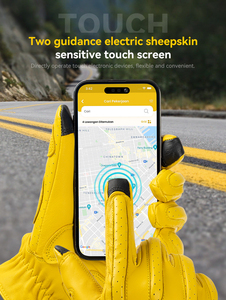 ถุงมือแข่งรถมอเตอร์ไซด์แบบมืออาชีพพร้อมสนับมือแบบตาข่ายระบายอากาศได้ดีและสายรัดข้อมือที่ปลอดภัยสำหรับการป้องกันที่เหนือกว่า - Product Image 3