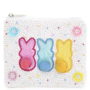 กระเป๋าใส่เหรียญทอมมี่ประดับลูกปัดทำด้วยมือสีเขียวและสีงาช้างมีสีสั่งทำจากจากผู้ผลิตในอินเดีย - Product Image 5