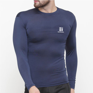 T-shirt de compression pour homme, coupe ajustée, haute performance, anti-transpiration, pour la gym et le sport - Product Image 1
