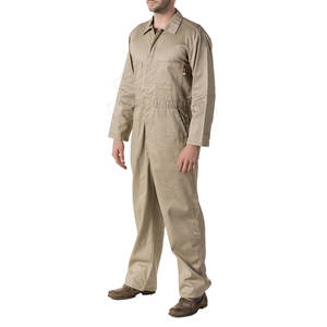 Combinaison de sécurité confortable avec plusieurs poches et coutures renforcées Combinaison de sécurité respirante avec fermeture à glissière sur le devant - Product Image 1