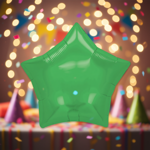 Globos de Estrella Metalizados Party Love, Verdes, 19 Pulgadas, Paquete de 12 - Product Image 3