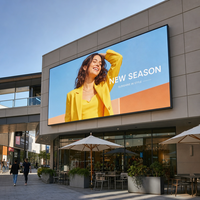Écran publicitaire LED extérieur étanche P6, affichage couleur SMD pour mur de bâtiment