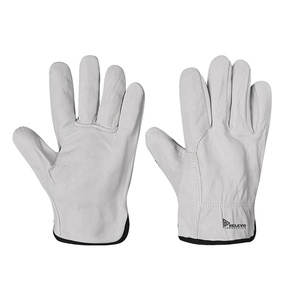 Guantes de Soldadura de Cuero de Invierno de Media Palma, Resistentes al Calor, para Trabajo Industrial y Mecánico, con Cierre de Gancho y Bucle, Suministro de Fábrica - Product Image 4