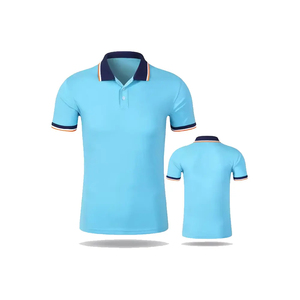 2024 Jersey de secado rápido para hombre para Polos logotipo personalizado colores sólidos con costilla de Contraste Diseño a cuadros informal al por mayor - Product Image 5