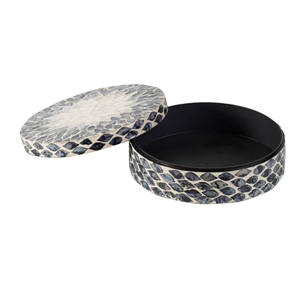 Coffret cadeau nacre de qualité supérieure Boîte de rangement exquise MOP pour chocolats, bijoux ou cadeaux de Ramadan, fait à la main au Vietnam - Product Image 2