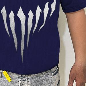 Camiseta de Algodón/Fibra de Bambú de Alta Calidad, Súper Suave, con Estampado Frontal Personalizado, Estilo Hip Hop, Secado Rápido - Product Image 5