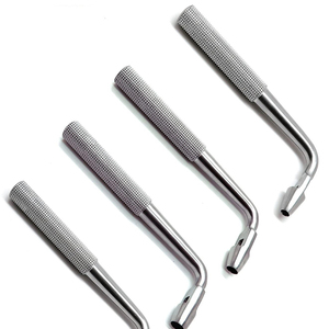 PISSCO - Juego de 4 perforadores de tejido quirúrgicos de acero inoxidable alemán: rectos y curvos - Product Image 1
