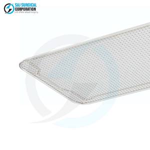 Couvre-panier médical manuel en acier inoxydable réutilisable pour stérilisation clinique, uniquement pour panier à fond plat - Product Image 6