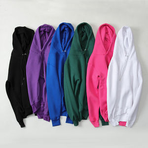 Top Tendance 2025 Logo personnalisé Sweat à capuche décontracté à manches longues pour femmes Pull en polaire vierge avec sweat uni - Product Image 5