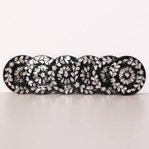 <b>Cheap</b> price bone inlay tea coaster highest quality mother of pearl coasters home decor table piece - Product Image 6