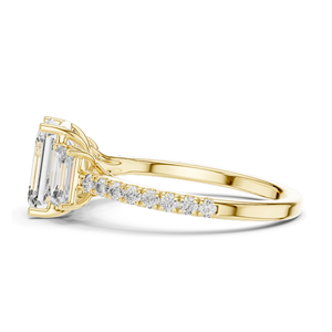 Anillo de Diamante de Laboratorio Redondo Brillante de 2.542 CT para Mujer, Claridad VVSVS EF, Diamante de Laboratorio CVD, Oro de 18K, 14K, 10K y Plata 925 - Product Image 6