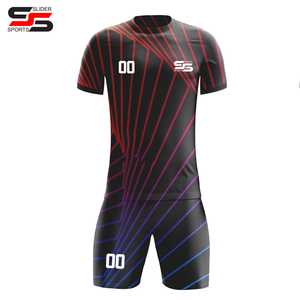 Maillot de football d'été entièrement sublimé de haute qualité, séchage rapide, design personnalisé, uniforme de football imperméable et respirant pour l'entraînement d'équipe - Product Image 1