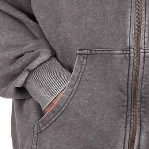 Sudaderas con capucha de algodón 100% de alta calidad para hombres, prendas de vestir exteriores básicas bordadas, amigables con el invierno a la venta - Product Image 6