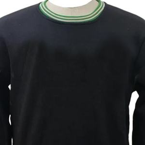 Université en gros de haute qualité coton hommes sweats impression broderie personnalisé col rond panneau travail pour unisexe - Product Image 5