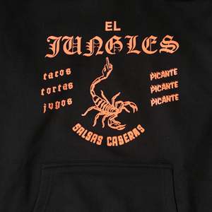 เสื้อฮู้ด Jungles Salsas Caseras ผ้าฝ้ายถัก 100% พิมพ์ลายสกรีน ลายเรียบ ซิปหน้า ฟรีไซส์ แบบครอป 500 กรัม - Product Image 2