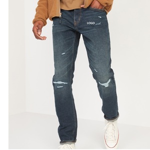 Dernier modèle de jean bleu fitness slim fit crayon droit pour femmes pantalon en jean respirant vente chaude pantalon en jean simple décontracté - Product Image 5