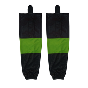 Chaussettes de hockey sur glace entièrement sublimées en polyester 100% Chaussettes de hockey personnalisées avec logo d'équipe - Product Image 1