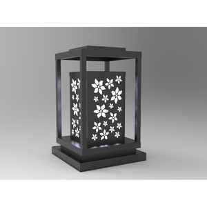 DNT.002.08 Lámpara Solar de Jardín Premium con Fuente LED, Luz Blanca Cálida y RGB, IP65 Impermeable, Cuerpo de Acero Inoxidable para Hoteles - Product Image 4