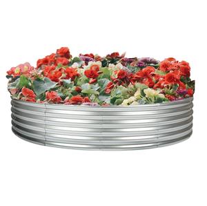 Jardinière ronde élégante en métal faite à la main seaux galvanisés pour jardin patio décor à la maison jardinière artisanale - Product Image 2