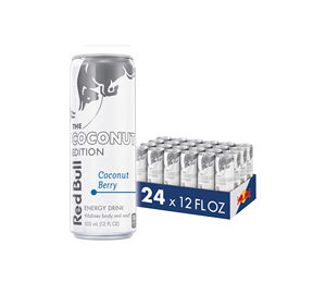 For Red Bull Summer Edition Coconut Berry Energy Drink 12 oz (24-Pack) <b>Carbonate</b> Infused Packaged in Bag Bulk Bottle Box - Product Image 4