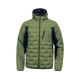Blouson aviateur d'hiver noir personnalisé Offre Spéciale pour hommes avec col montant poche avant rembourrage recyclé tissu de toile de sport taille XS - Product Image 1