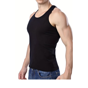 2024 nouveau Style hommes débardeur personnalisé avec broderie et impression de Logo meilleure qualité haut décontracté noir BD meilleure vente - Product Image 1