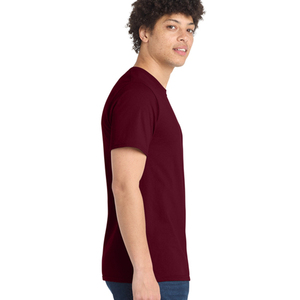 Buy Now High Quality Mens Cotton T Shirt Short Sleeve Crew Neck Versatile Casual Top for Work Sports and Leisure Activities - Product Image 4