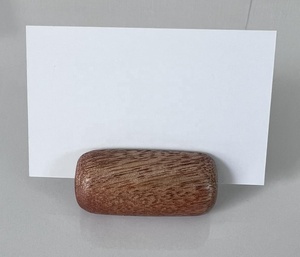 Wooden Place <b>Card</b> Holder Rectangle Shape Handmade Rustic Style for Decoration - Product Image 3