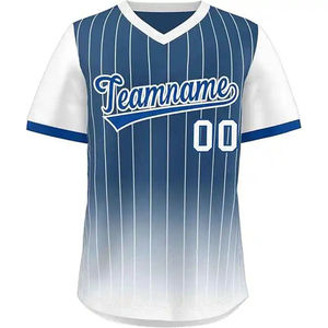 Camisetas de béisbol personalizadas para adultos, camisetas deportivas con cuello en V unisex y logotipo personalizado, proveedor de Pakistán OEM ODM - Product Image 4