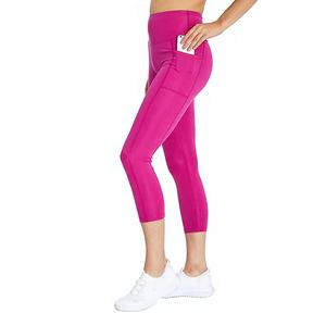 Pantalones de Yoga de Alta Calidad para Mujer, Leggings Transpirables, Deportivos, de Algodón y Bambú, Elásticos, para Gimnasio y Entrenamiento - Product Image 1